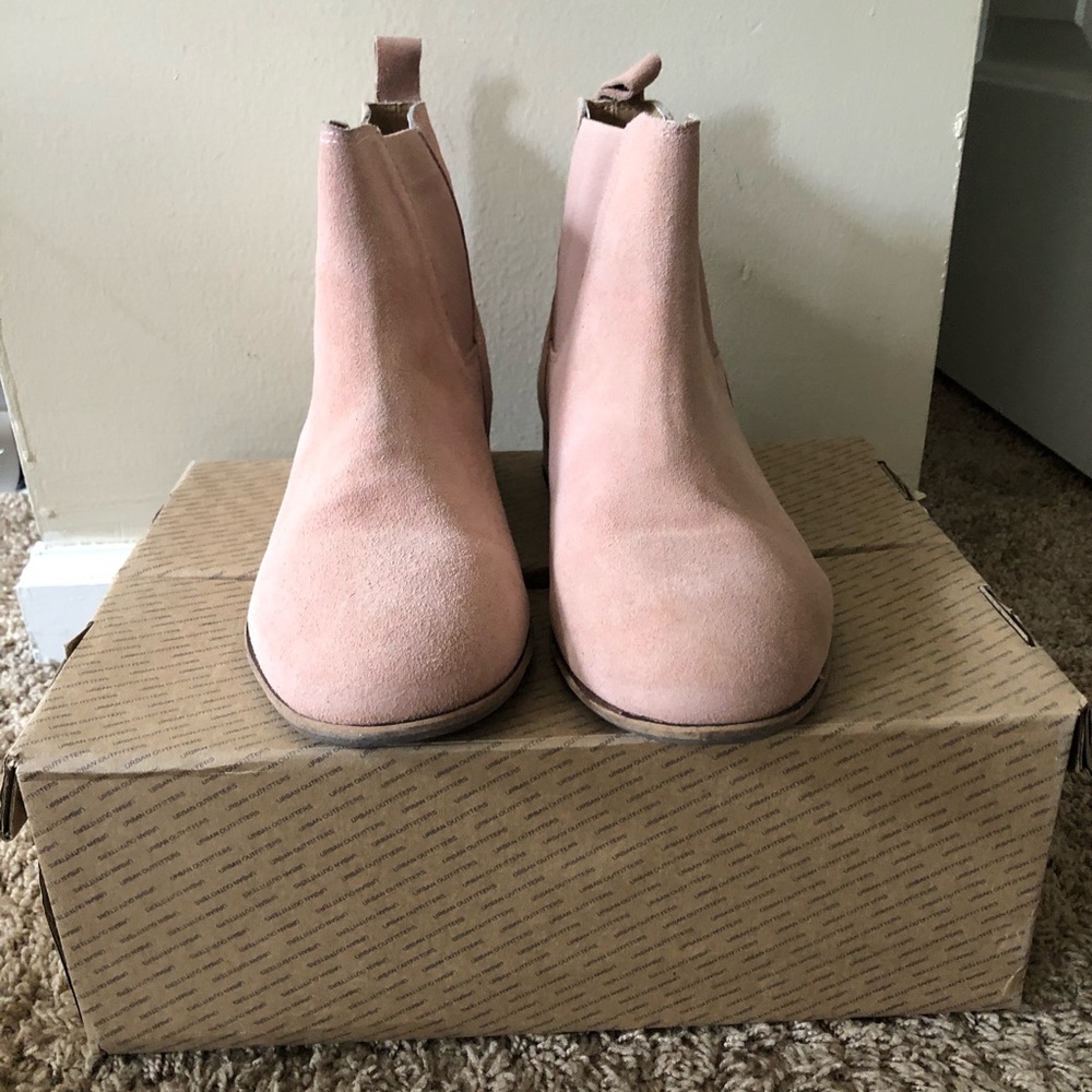 Size 10 Pink Chelsea Boots